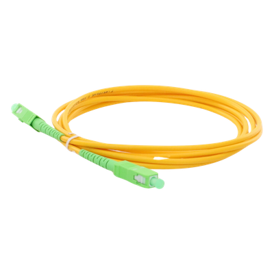 LINKEDPRO BY EPCOM LPSM3SCASCAS3 - Jumper de Fibra Óptica / SC/APC-SC/APC / Monomodo OS2 / Simplex / 3m (9.84 ft) / PVC 3mm | SIERRA STORE