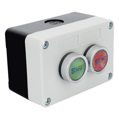 ACCESSPRO XBS-SW-21 - Botonera de Control / IP40 / 24 VCD / 106 x 72 x 58 mm / 4.17 x 2.83 x 2.28 in / Start-Stop / NO | SIERRA STORE