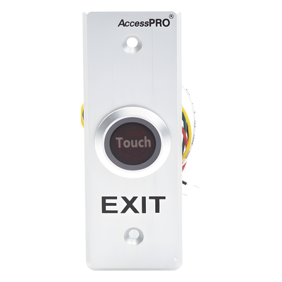 ACCESSPRO ACCESS840 - Botón de Salida / Perfil Delgado / Contacto NO/COM/NC / Táctil / Aluminio / 24VCC 3A | SIERRA STORE