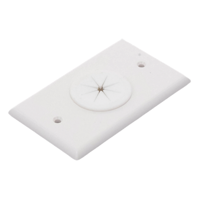 LINKEDPRO BY EPCOM LP-FP-GROM - Placa de Pared / Orificio con Grommet / Montaje Vertical / ABS Blanco | SIERRA STORE