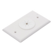 LINKEDPRO BY EPCOM LP-FP-GROM - Placa de Pared / Orificio con Grommet / Montaje Vertical / ABS Blanco | SIERRA STORE