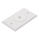 LINKEDPRO BY EPCOM LP-FP-GROM - Placa de Pared / Orificio con Grommet / Montaje Vertical / ABS Blanco | SIERRA STORE