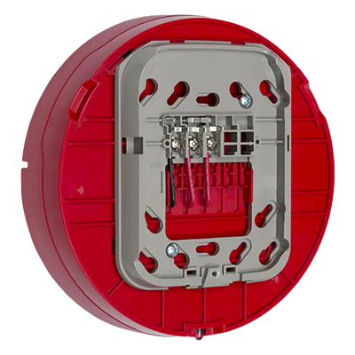 Base AV inalámbrica direccionable / Montaje en techo / Color rojo / Red malla Clase A / Serie L System Sensor / Paneles ES-200X | SIERRA STORE
