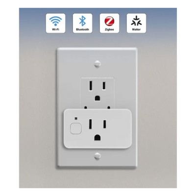 Enchufe Inteligente Wi-Fi / Medición de Potencia 15A / 110V / Sin Hub / Compatible Alexa y Google / Control por App | SIERRA STORE
