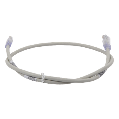 PANDUIT UTPSP3GYY - Cable de Parcheo / UTP Cat6 / 24 AWG / CM / 0.91 m (3 ft) / Gris | SIERRA STORE