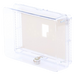 Guarda Antimanipulación para Termostato / Policarbonato Transparente / Montaje Vertical u Horizontal / Cerradura con Llave / Tamaño | SIERRA STORE