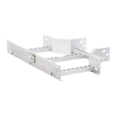 Derivación T Horizontal / Perfil Z / Peralte 3 1/4" / Ancho 9" / Radio de Curvatura 8" / Aluminio / Incluye Tornillería | SIERRA STORE
