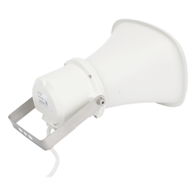 HIKVISION DS-QAZ1325G1T(C) - Bocina IP / 25 Watts / 124 dB / IP67 / Entrada de Alarma / SIP e ISUP / Sin Amplificador | SIERRA STORE