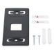 SIEMON MX-FP-S-02-01 - Placa de Pared Modular / 2 Salidas / Compatible Z-MAX Blindados / Montaje Frontal-Trasero / Color Negro | SIERRA STORE
