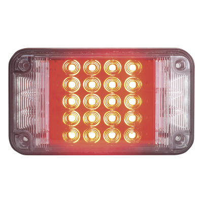 Luz de Advertencia LED / 66 LEDs / 7x4 Pulgadas / 12 VCC / 10 Patrones de Destello / Montaje Permanente | SIERRA STORE