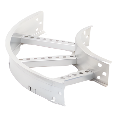 Curva Horizontal de 90° / Perfil Z / Ancho 9" / Peralte 3 1/4" / Radio 8" / Aluminio / Interior y Exterior | SIERRA STORE
