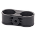 Sujetador Plástico para Cable Coaxial / Doble Soporte / 1-5/8 in / Máx 2 in (51 mm) / Varilla 3/8' o M10 | SIERRA STORE