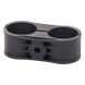 Sujetador Plástico para Cable Coaxial / Doble Soporte / 1-5/8 in / Máx 2 in (51 mm) / Varilla 3/8' o M10 | SIERRA STORE