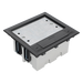 Caja de Piso Falso / 2 Módulos Dobles / Profundidad Ajustable 90-120 mm (3.54-4.72 in) / Tapa Embellecedor / IK08 / +125 °C | SIERRA STORE