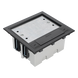 Caja de Piso Falso / 2 Módulos Dobles / Profundidad Ajustable 90-120 mm (3.54-4.72 in) / Tapa Embellecedor / IK08 / +125 °C | SIERRA STORE