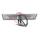 ACCESSPRO APBRRLC - Botón de Parada de Emergencia / Contacto NO/NC / LED 12 VCC / Acero Inoxidable / Ø 16 mm / Placa 115 x 70 x 32 mm | SIERRA STORE