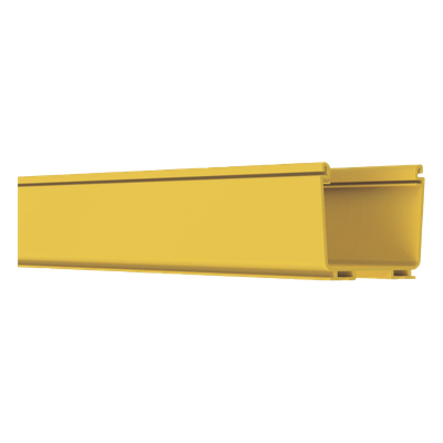 PANDUIT FR4X4YL2 - Canaleta FiberRunner™ 4X4, de PVC Rígido, Color Amarillo, 2 m de Largo | SIERRA STORE