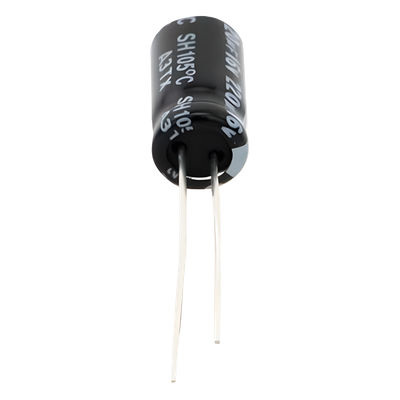 Capacitor Electrolítico Radial / 220 µF / 16 Vcc / 105 °C / 6.3 x 11 mm | SIERRA STORE