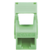 LINKEDPRO BY EPCOM LP-KJ-516-TTGR - Módulo Jack Keystone / Cat5e / Toolless / Terminación 180° / RJ45 / Sin blindaje / Verde | SIERRA STORE