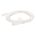 LINKEDPRO BY EPCOM LP-UT6A-500-WH-28 - Cable de Parcheo Slim UTP Cat6A / 5 m (16.40 ft) / 28 AWG / Blanco / RJ45 | SIERRA STORE