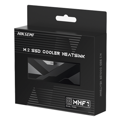 HIKSEMI by HIKVISION HS-RADIATOR-MHF1 - Disipador Activo M.2 / Reducción ≤30°C / Ventilador PWM 4 Pines / Aluminio / 73 x 22 x 9 mm | SIERRA STORE