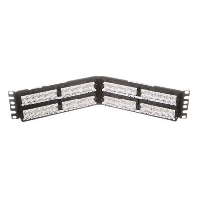 PANDUIT DPA48688TGY - Panel de Parcheo / Cat 6 / 48 Puertos / 2UR / Angulado / 110 IDC / PoE 100W | SIERRA STORE