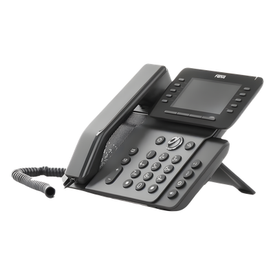 Teléfono IP Empresarial / 20 Líneas SIP / Pantalla 4.3" Ajustable / Wi-Fi 2.4/5 GHz / Bluetooth 5.0 / Puertos Gigabit / PoE | SIERRA STORE