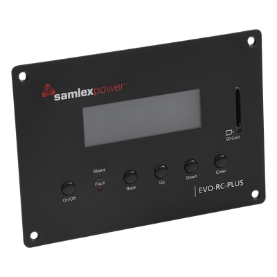 Control remoto para inversor cargador / LCD 4x20 / Conectores RJ-45 y RJ-12 / Registro SD / Monitoreo en tiempo real | SIERRA STORE
