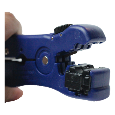 Peladora para Cable / UTP/STP Cat6-Cat5e / Coaxial RG6-RG59-RG11 / Cuchilla Ajustable | SIERRA STORE
