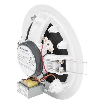 HIKVISION DS-QAE0206G1-V - Altavoz de Plafón / 6 Watts / Línea 100 V / Rejilla Metálica / 96 dB / Interior | SIERRA STORE