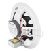 HIKVISION DS-QAE0206G1-V - Altavoz de Plafón / 6 Watts / Línea 100 V / Rejilla Metálica / 96 dB / Interior | SIERRA STORE