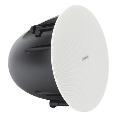 HIKVISION DS-QAZ0630G1 - Altavoz de Techo / 30W / Woofer 6.5-inch + Tweeter 1.0-inch / 100V / 70V / Sin Marco / Color Blanco | SIERRA STORE