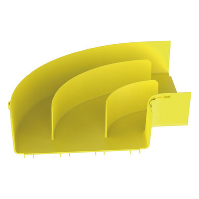 PANDUIT FRRA12X4LYL - Ángulo Recto Horizontal / 90° / Para Canaleta 12x4 / Radio de Curvatura 50.8 mm / ABS 94V-0 / Color Amarillo | SIERRA STORE