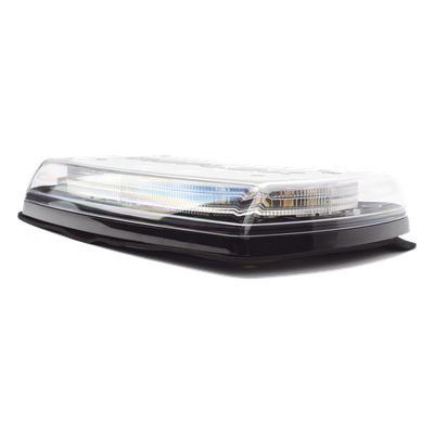 Minibar LED para Techo / 10 Pulgadas / 48 LEDs / Doble Color Ámbar/Claro / 91 Patrones / 12-24 VDC / 360° / SAE Clase I | SIERRA STORE