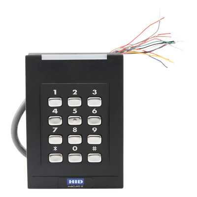 Lector de Acceso con Teclado / Multiformato Proximidad / iClass SEOS 1 cm / MIFARE DESFire / Bluetooth / Wiegand / 5-16 VDC | SIERRA STORE