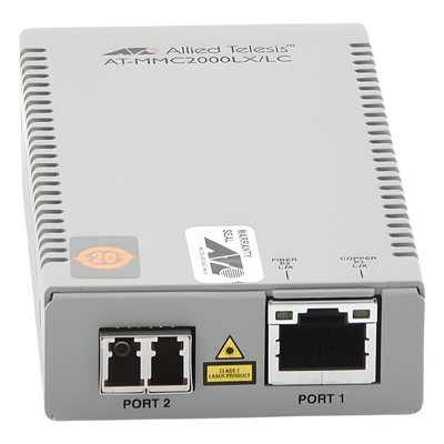 Convertidor de medios / Gigabit Ethernet a fibra óptica / LC monomodo / 10 km / TAA / 10/100/1000 Mbps | SIERRA STORE