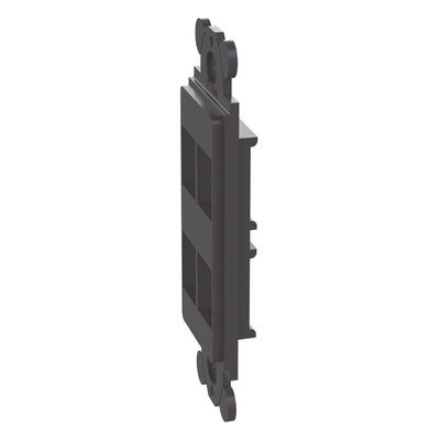 PANDUIT NK4RMFBL - Marco de Módulo Dúplex / 4 Puertos Keystone / Compatible GFCI / Color Negro / 1.5 x 3.5 in | SIERRA STORE