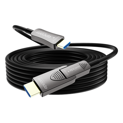 Cable HDMI Óptico Activo / 4K Real / 15 m (49.2 ft) / 18 Gbps / 4K@60Hz 4:4:4 / HDMI 2.0b / HDCP 2.2 / HDR / ARC / Conector RX | SIERRA STORE