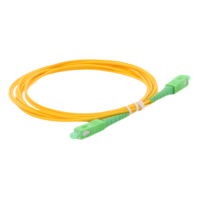 LINKEDPRO BY EPCOM LPSM2SCASCAS3 - Jumper de Fibra Óptica / SC/APC-SC/APC / Monomodo OS2 / Simplex / 3 m (9.84 ft) / 2 mm | SIERRA STORE
