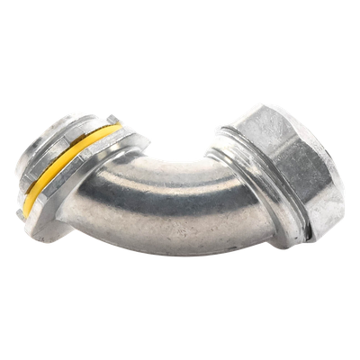 Conector Curvo para Tubo Liquidtight / 1" (25 mm) / Acabado Bruñido / UL 514B / NEMA FB-1 | SIERRA STORE