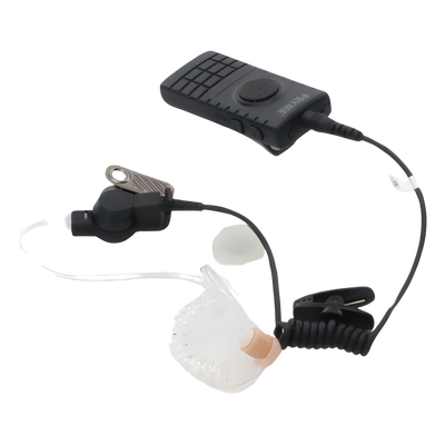 Kit Micrófono Solapa Inalámbrico Bluetooth / PTT Integrado / Tubo Acústico / Conexión Dual / Clip 360° | SIERRA STORE