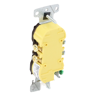Tomacorriente Dúplex / 15 A / 125 V / Estilo Decorador / Perfil Delgado / Terminales de Tornillo | SIERRA STORE
