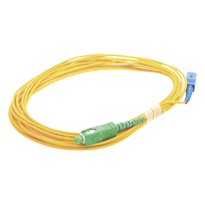 LINKEDPRO BY EPCOM LP-FO-SCU-SCA-05 - Jumper de Fibra Óptica / Monomodo OS2 G.652D / SC/UPC-SC/APC / Simplex 2mm / 5 m (16.40 ft) / | SIERRA STORE