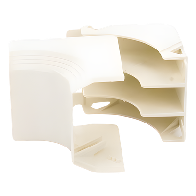 PANDUIT T45ICIW - Esquinero Interior para Canaleta / PVC Rígido / UL94V-0 / 0 a 50°C / Blanco Mate / Voz, Video, Fibra Óptica | SIERRA STORE