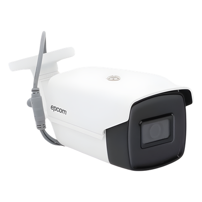 Bala TURBOHD / 4K 8.29 MP / Gran Angular 102.9° / Lente 2.8 mm / IR EXIR 60 m / Exterior IP67 / dWDR / -40°C a 60°C | SIERRA STORE