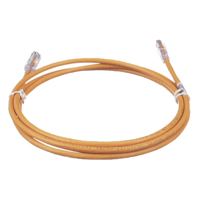 PANDUIT UTPSP7ORY - Cable de Parcheo / Cat6 / 24 AWG / CM / 2.13 m (7 ft) / Naranja | SIERRA STORE