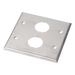 PANDUIT IAEFP2-2G - Placa de Pared Doble Industrial / 2 Puertos / Acero Inoxidable / 4.59x4.5x0.16 in / Montaje Vertical | SIERRA STORE