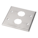 PANDUIT IAEFP2-2G - Placa de Pared Doble Industrial / 2 Puertos / Acero Inoxidable / 4.59x4.5x0.16 in / Montaje Vertical | SIERRA STORE