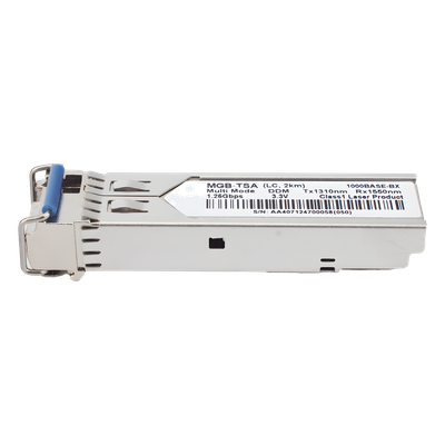 Transceptor SFP / 1000BASE-BX / WDM TX 1310 nm / Monomodo 2 km / LC Simplex / -40 a 85 °C | SIERRA STORE