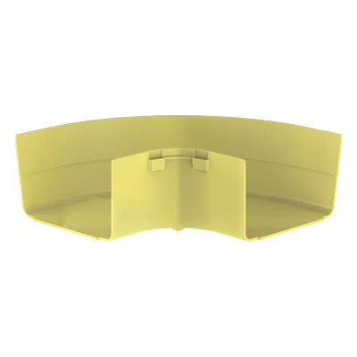 PANDUIT FRRA6X4LYL - Ángulo Recto Horizontal / 90° / Para Canaleta 6x4 / Radio de Curvatura 50.8 mm / Color Amarillo / ABS 94V-0 | SIERRA STORE